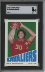 1972 Topps #126 Rick Roberson 9 card progressive proof.
